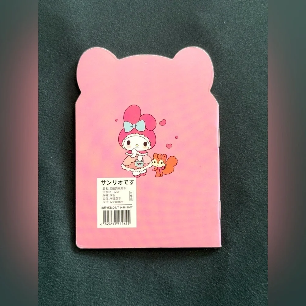 Sanrio My Melody Themed Pink Small Notebook- Great for Writing Notes and List